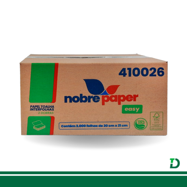 Interfolha NobrePaper EASY 2D Branco 100% Celulose Virgem  - Image 2