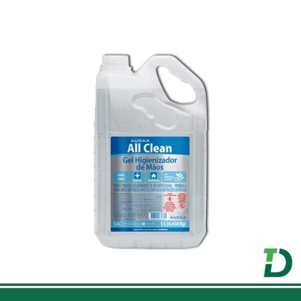 Álcool Gel Audax All Clean Anti-séptico 4,450Kg