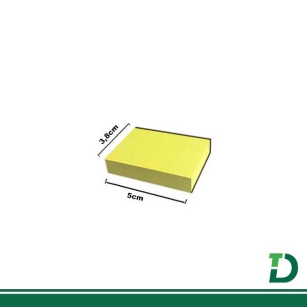 Bloco Auto-Adesivo KAZ  4 blocos de 3,8cm x 5cm  e 100 folhas cada - Image 2