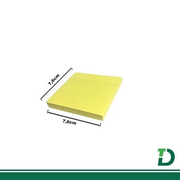 Bloco Auto-Adesivo KAZ 7,6cm x 7,6cm c/ 100 folhas - Image 2