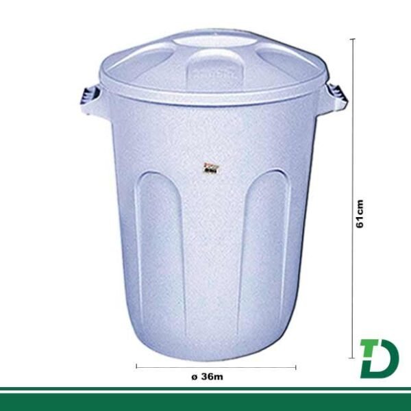 Lixeira Com Tampa JAGUAR plástico 60 Litros