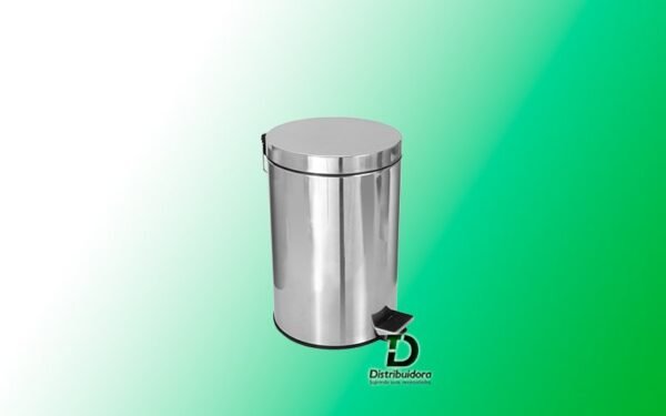 Cesto inox 12 Litros com pedal inox JSN Ref: PI12