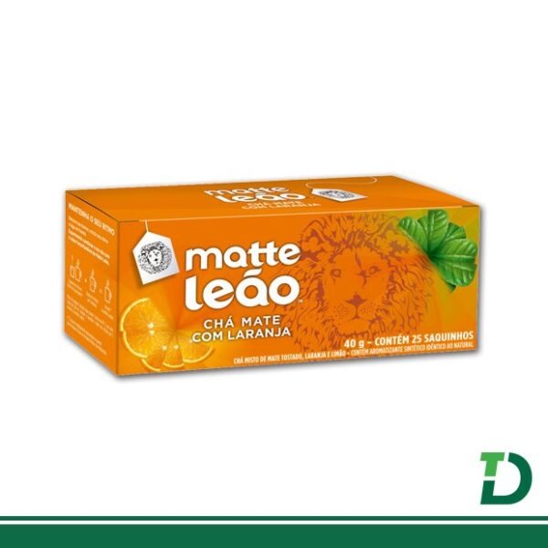 Chá Matte Leão com Laranja  - 25 sachês