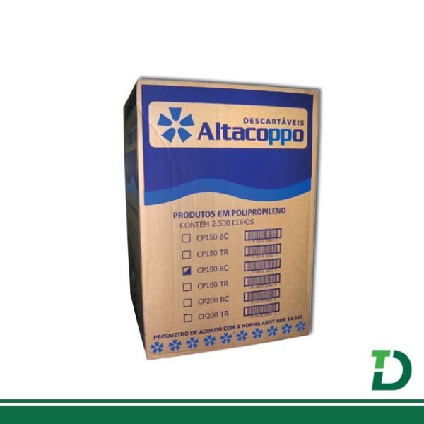 Copo Descartável Altacoppo 180ml Branco - Image 2