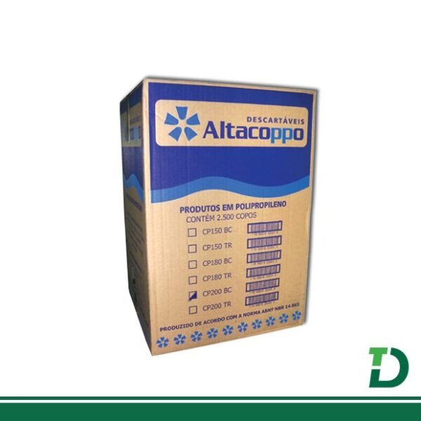 Copo Descartável Altacoppo 200ml Branco - Image 2