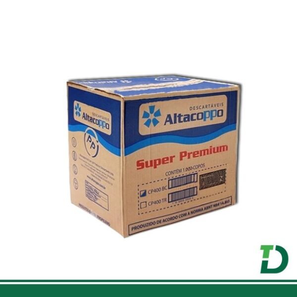 Copo Descartável Altacoppo 400ml Branco - Image 2