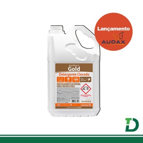 Detergente Gold Clorado Galão c/ 5 Litros