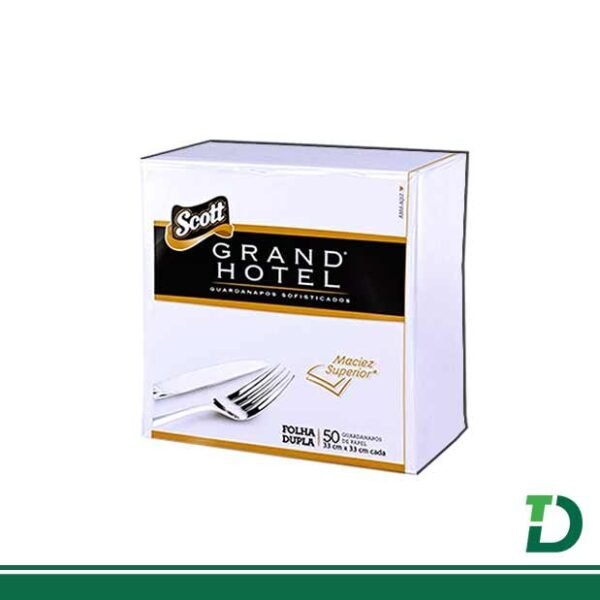Guardanapo Grand Hotel Folha Dupla 32,5 X 32,5cm