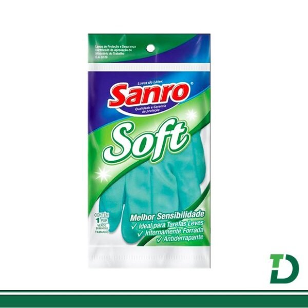 Luva SANRO SOFT verde