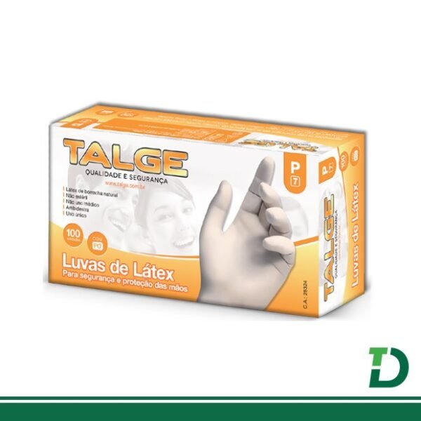 Luva Latex TALGE com pó ( P ) c/ 100und