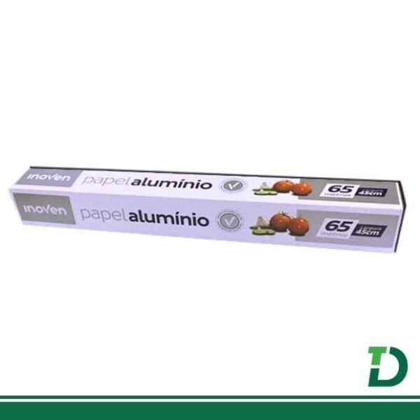 Papel Alumínio INOVEN 45 cm x 65 metros