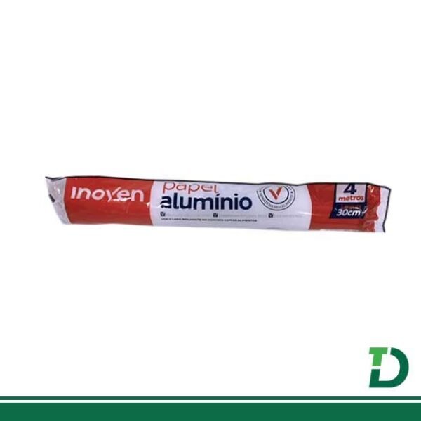 Papel Alumínio INOVEN 30 cm x 4 metros