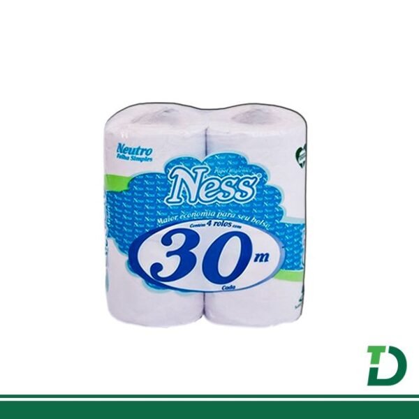 Papel Higiênico NESS Folha  Simples Fardo c/ 64 rolos