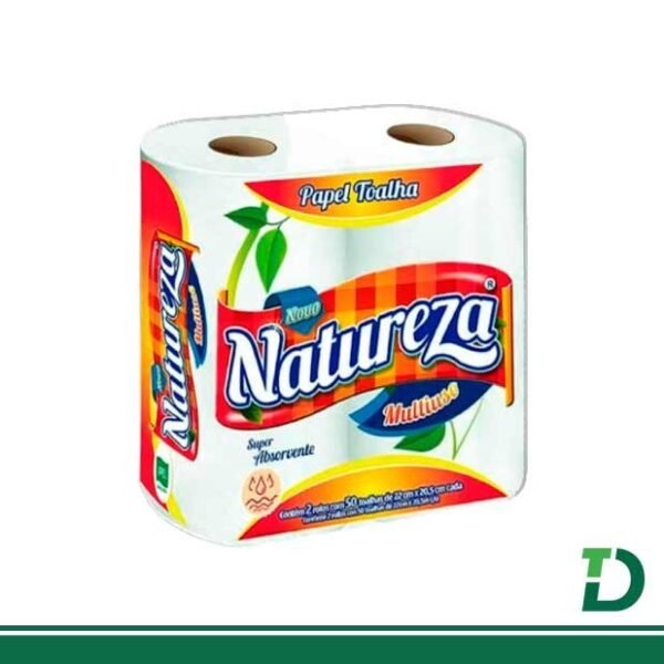Papel Toalha Natureza c/ 2 rolos
