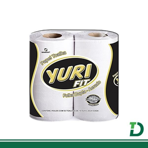 Papel Toalha Yuri Fit c/ 2 rolos 