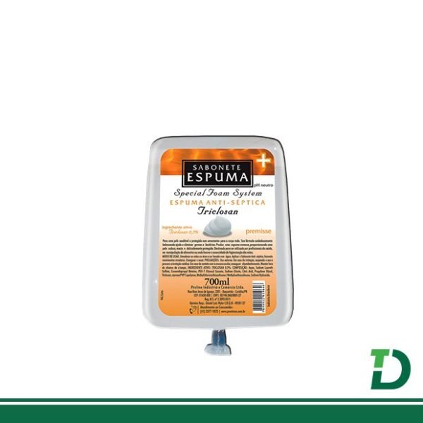 Refil Sabonete Espuma PREMISSE Antisséptica Triclosan 700ml