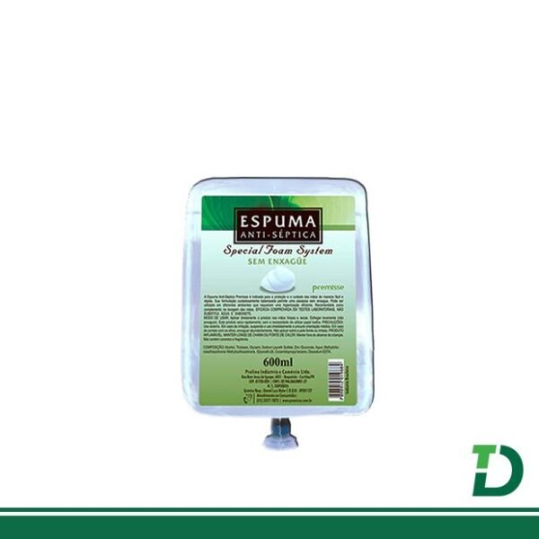 Refil Sabonete Espuma PREMISSE SEM ENXAGUE 600ml
