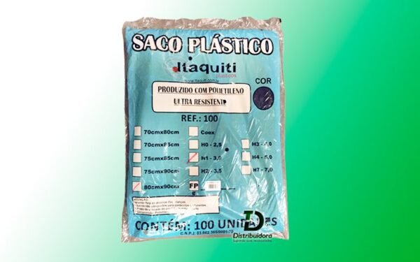 Saco de lixo Itaqui 100 Litros com 100 unidades