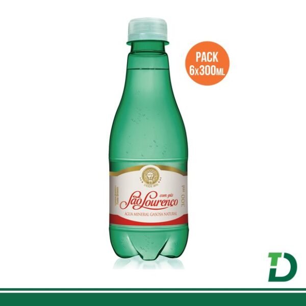 Água Mineral São Lourenço com Gás de 300ml - Image 2