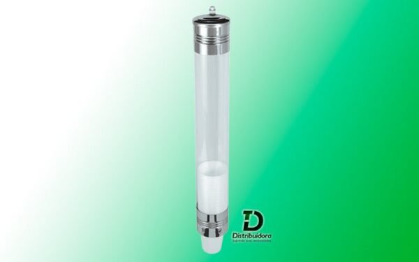 Suporte em Inox com tubo PVC  p/ copo de água 180/200ml JSN Ref: A14