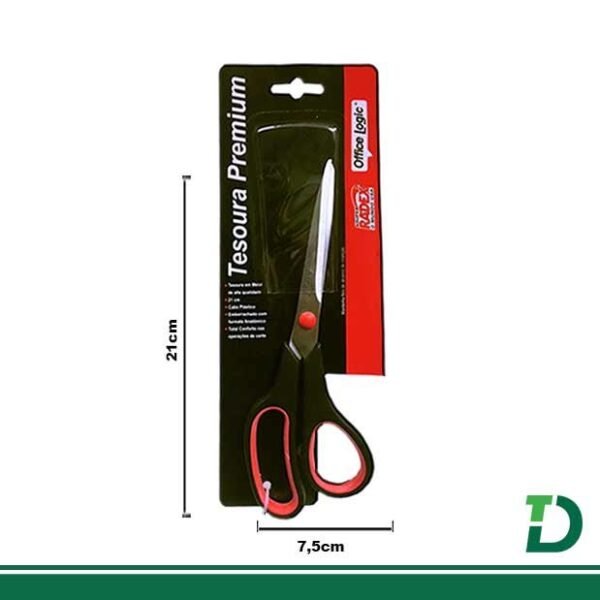 Tesoura Premium Emborrachada RADEX 21cm  - Image 2