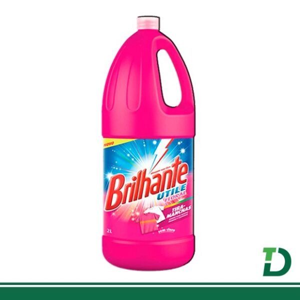 Alvejante sem Cloro BRILHANTE Tira-Manchas Liquido 2 Litros