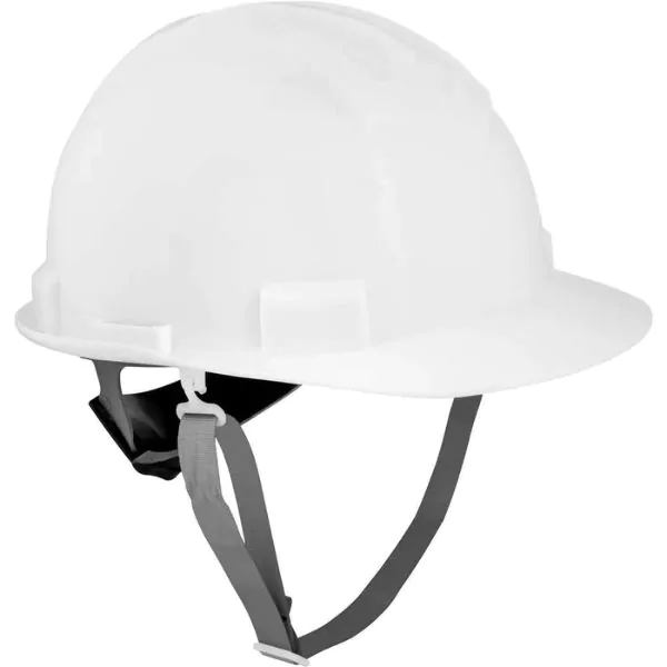 Capacete Aba Frontal Branco com Jugular e Suspensão com Catraca VONDER PLUS - Imagem 3