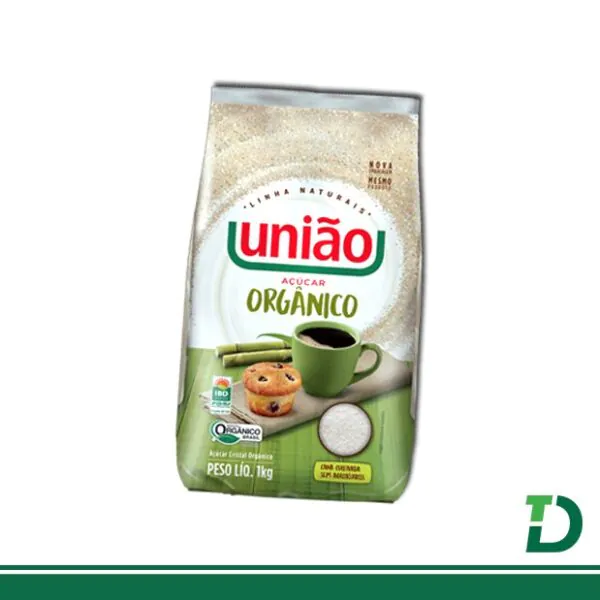 Açúcar União Orgânico Pct. com 1kg