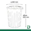 Cesto Fechado ARQPLAST 65 Litros Ref: CF65PT - Image 3