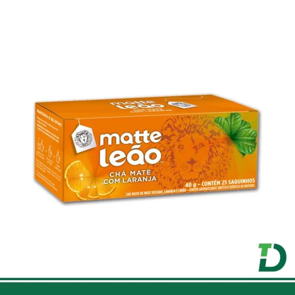 Chá Matte Leão com Laranja  - 25 sachês