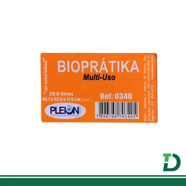 Caixa Organizadora com Tampa PLAION Biopratíka 20lts Ref: 0340 - Image 2