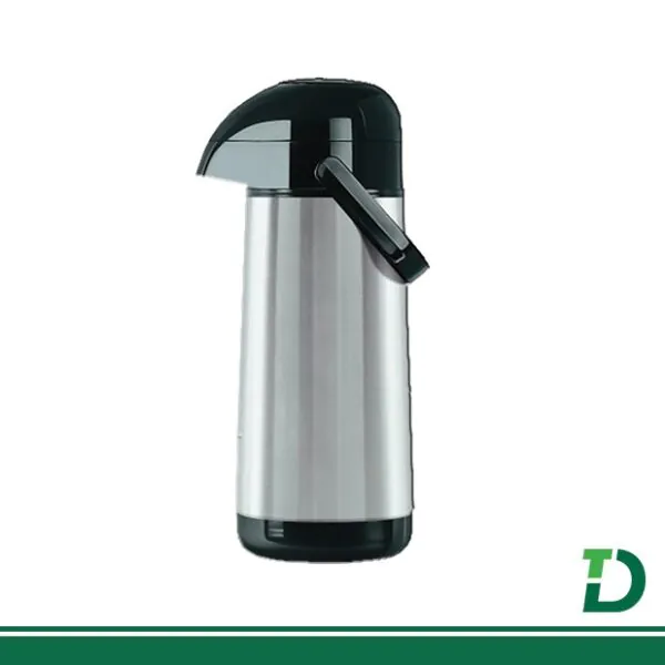 Garrafa Térmica pressão Termolar 1 litros Inox