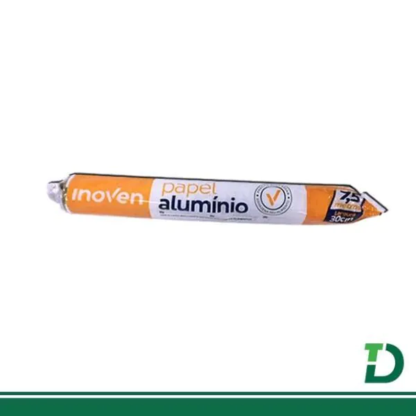 Papel Alumínio INOVEN 30 cm x 7,5 metros